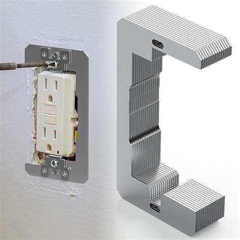 shimming plate for electrical outlet